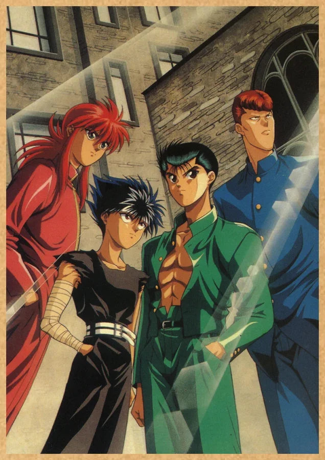 Yuyu Hakusho - Anime Poster Aesthetic In A3 Hd